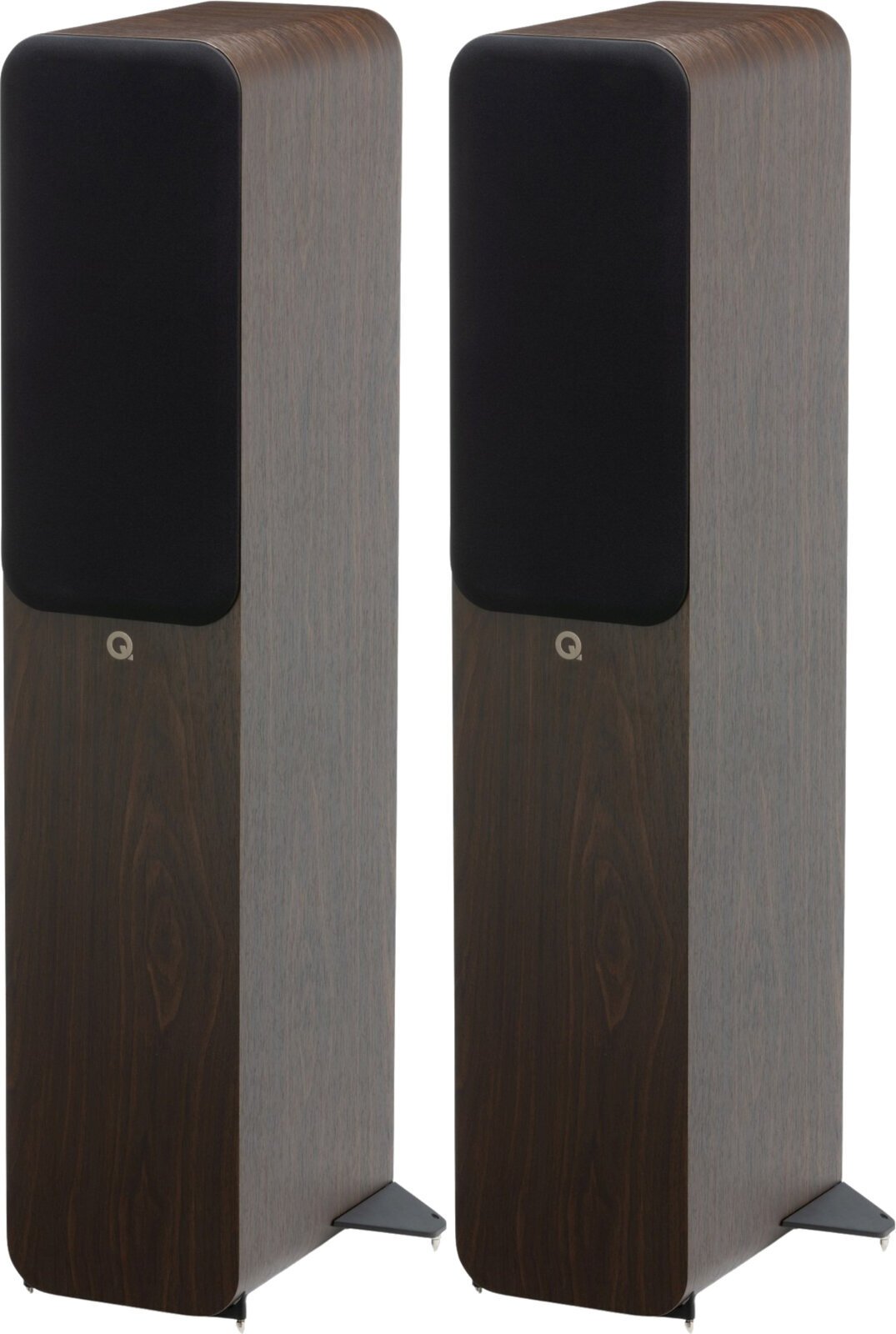 HiFi-Standlautsprecher Q Acoustics 3050c HiFi-Standlautsprecher Walnut 2 stk