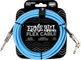 Ernie Ball Flex Blue 3 m Straight - Angled Instrument Cable