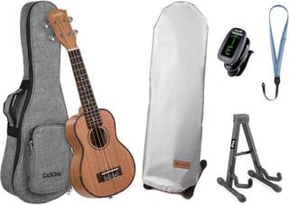 Soprano ukulele Cascha HH 2026 SET Natural Soprano ukulele
