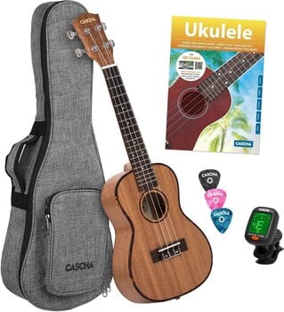 Konzert-Ukulele Cascha HH 2036 Premium Natural Konzert-Ukulele - 1