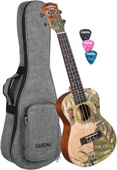 Ukulele koncertowe Cascha HH 2606 Art Series Leafy Ukulele koncertowe - 1