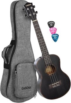 Ukulele tenorowe Cascha HH 2305L Black Ukulele tenorowe - 1