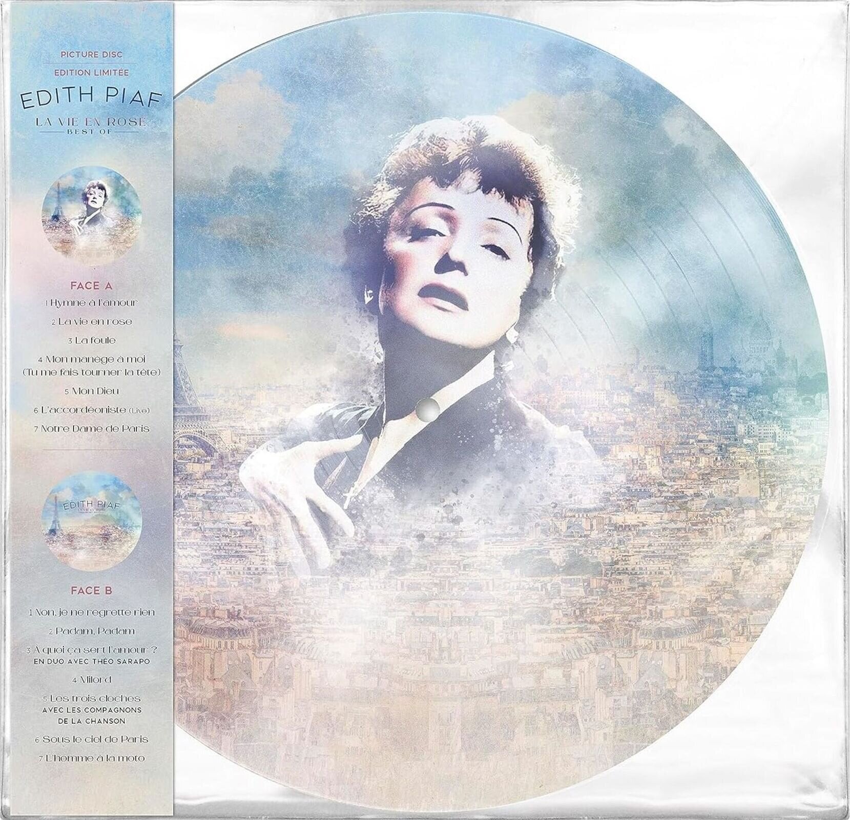 Schallplatte Edith Piaf - La Vie En Rose - Best Of (Limited Edition) (Remastered) (Picture Disc) (LP)