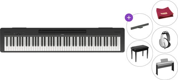 Digitaal stagepiano Yamaha P-145 B BT DELUXE SET Digitaal stagepiano Black - 1