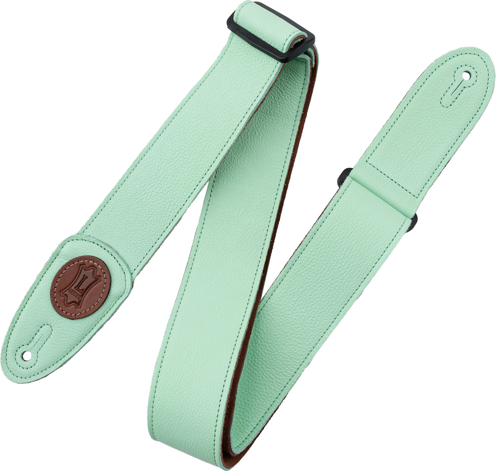 Curea de chitară Levy's Signature Tri-Glide Series Aqua Green Curea de chitară