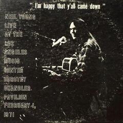 Music CD Neil Young - Dorothy Chandler Pavilion 1971 (I'm Happy That Y'all Came Down) (Remastered) (CD)