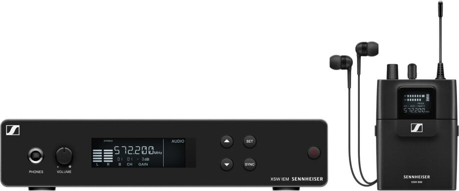 Sennheiser XSW IEM Bezdrôtový In Ear monitoring B: 572 - 596 MHz