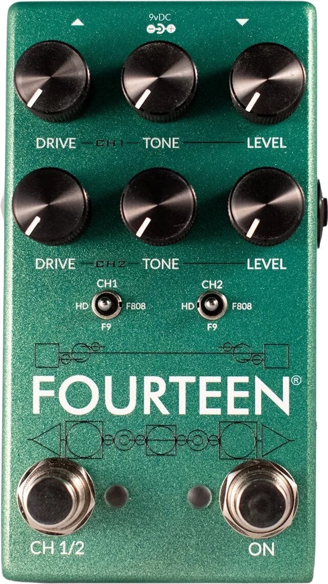 Efect de chitară Fortin Fourteen Dual Boost - Overdrive Efect de chitară