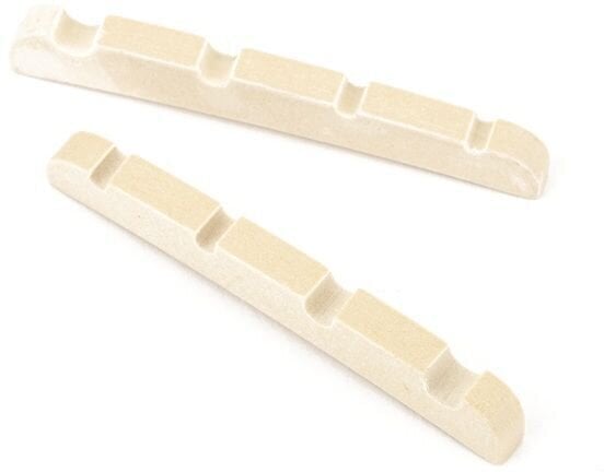 Speciale accessoires voor basgitaar Fender Pre-Slotted Micarta Jazz Bass White Speciale accessoires voor basgitaar