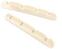 Speciale accessoires voor basgitaar Fender Pre-Slotted Micarta Jazz Bass White Speciale accessoires voor basgitaar