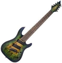 Guitares Multiscales Cort KX 508MS II Mariana Blue Burst Guitares Multiscales