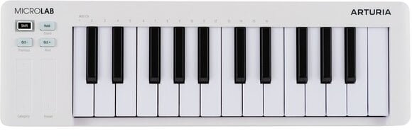 Master Keyboard Arturia MicroLab mk3 White Master Keyboard - 1