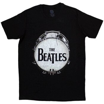 T-Shirt The Beatles Original Drum Skin Black S T-Shirt - 1