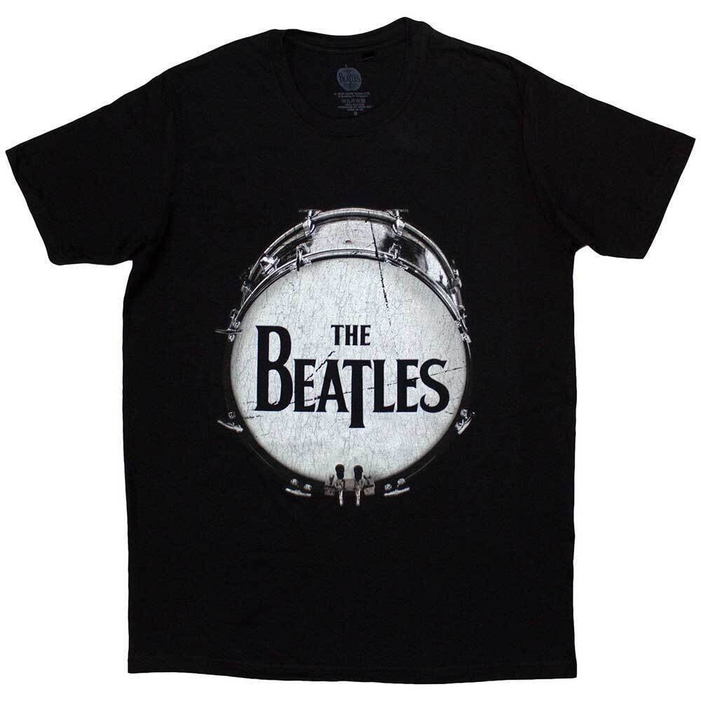 Shirt The Beatles Original Drum Skin Black XL Shirt