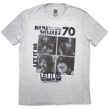 T-shirt The Beatles 1970 Grey L T-shirt - 1