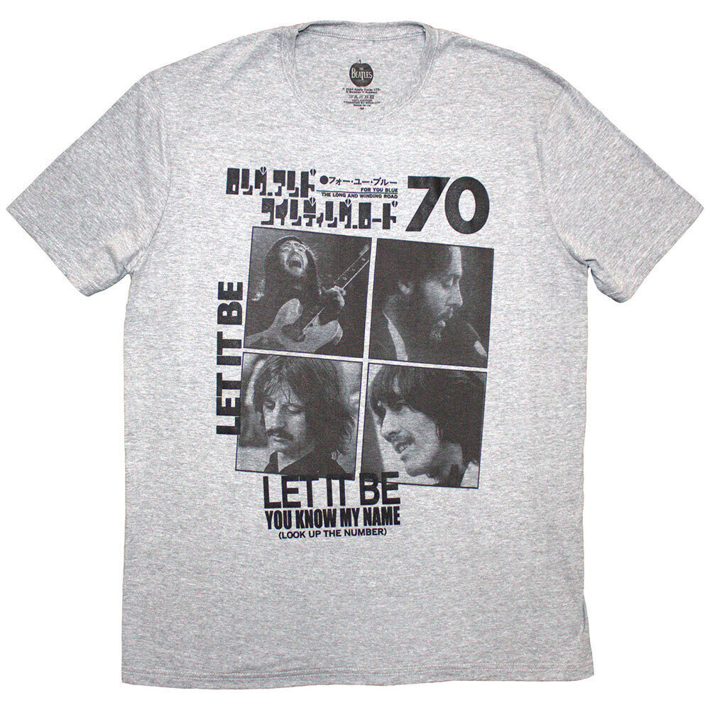 T-shirt The Beatles 1970 Grey XL T-shirt