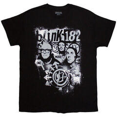 T-Shirt Blink-182 One More Time Spray Paint Unisex Short Sleeve T-Shirt/Black/Short