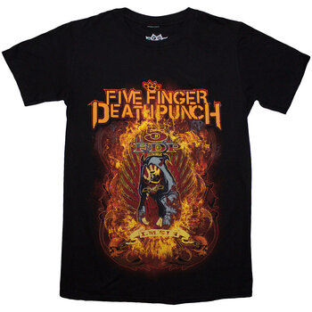 T-Shirt Five Finger Death Punch Burn In Sin Black S T-Shirt - 1