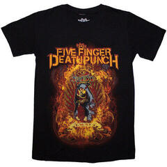T-Shirt Five Finger Death Punch T-Shirt Burn In Sin Unisex Black M
