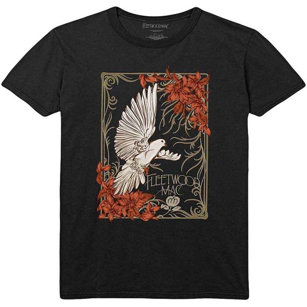 Fleetwood Mac Tričko Dove Unisex Black L