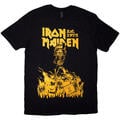Iron Maiden Est. 1975 Holy Smoke Jumbo Yellow Black S T-Shirt