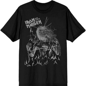 Košulja Iron Maiden Est. 1975 Life After Death Flames Black 2XL Košulja - 1