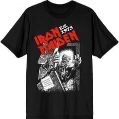 Πουκάμισο Iron Maiden Est. 1975 No Prayer Grave Red Logo Black 2XL Πουκάμισο