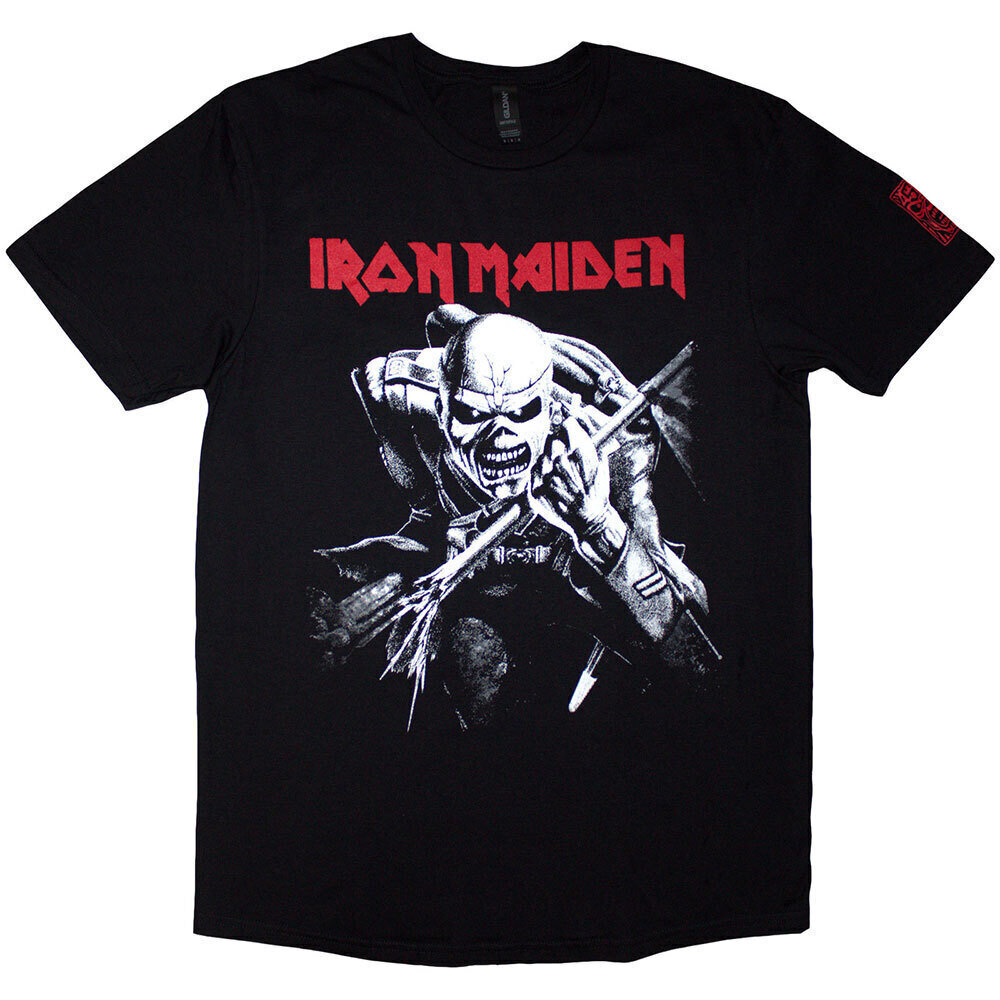 T-shirt Iron Maiden 50 Trooper Charge White Black M T-shirt