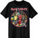 Iron Maiden Koszulka Paradise Club Circle Unisex Black S