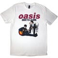 Oasis Cigarettes & Alcohol Illustration White S T-särk