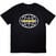 T-shirt Oasis Globe Logo Black XL T-shirt