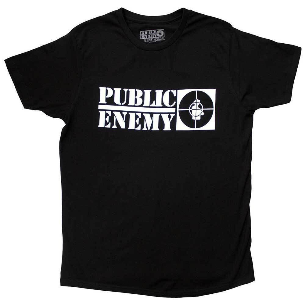 T-Shirt Public Enemy Crosshairs Logo Black L T-Shirt