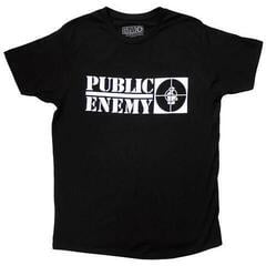 Tričko Public Enemy Crosshairs Logo Unisex Tričko s krátkým rukávem/Black/Krátké