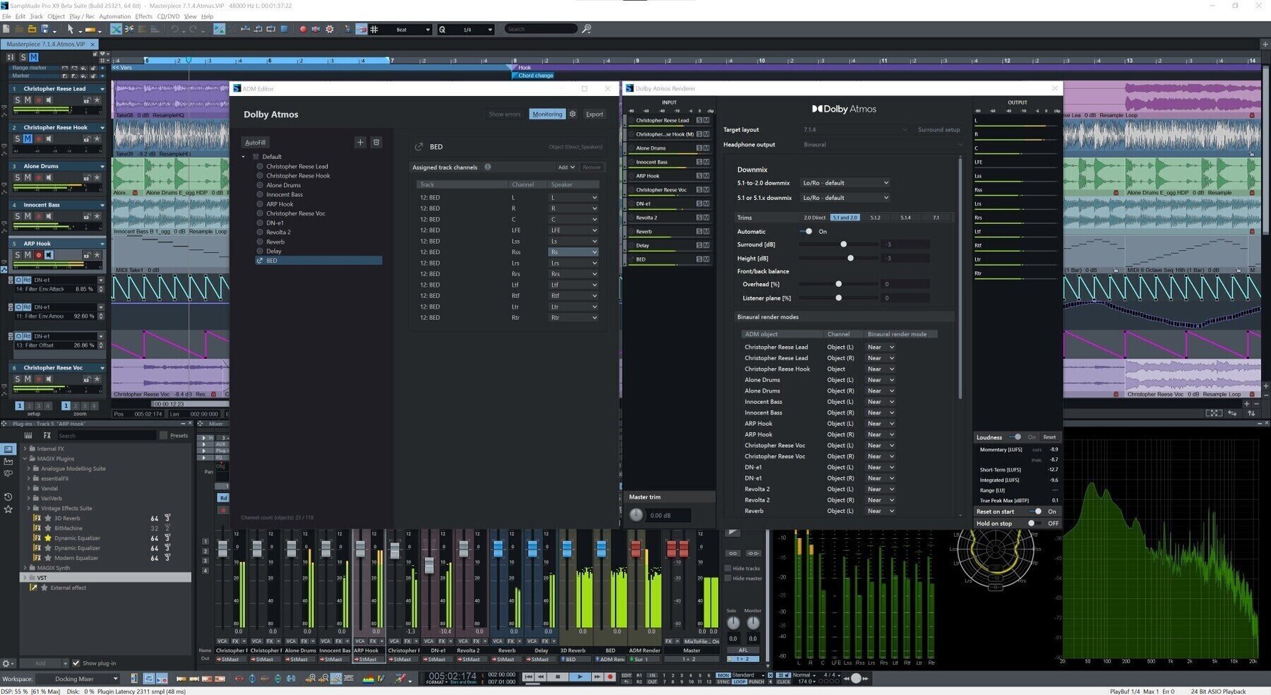 DAW Sequencer-Software MAGIX SAMPLITUDE Pro X9 Suite (Digitales Produkt)