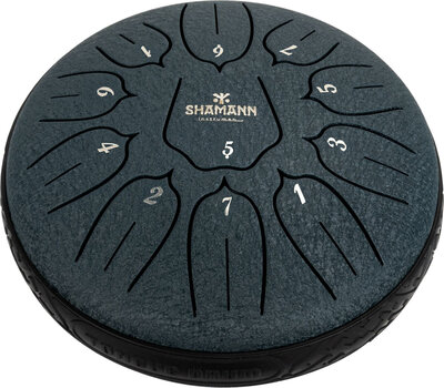 Tongue Drum Shamann 6" 11 Notes D5 Major Navy Blue Tongue Drum - 1