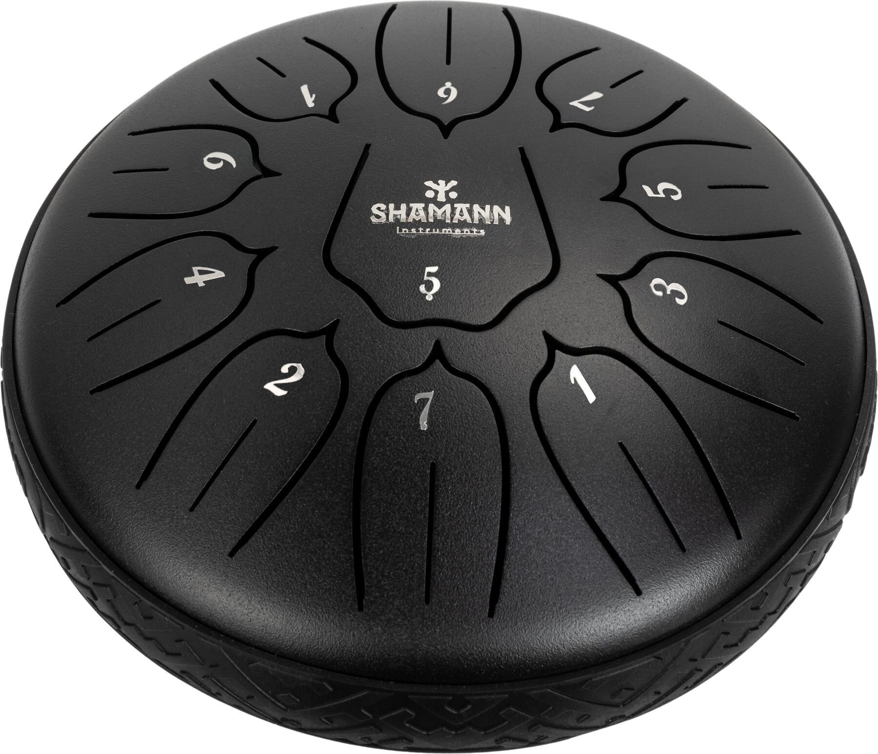 Tongue Drum Shamann 6" 11 Notes D5 Major Black Tongue Drum
