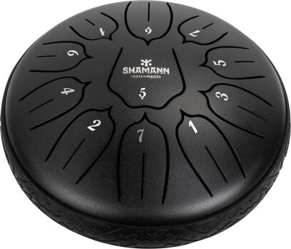 Tongue Drum Shamann 6" 11 Notes D5 Major Black Tongue Drum - 1