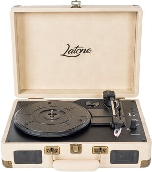 Placă turnantă portabil Latone RetroCase Creamy White Placă turnantă portabil - 1