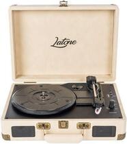 Latone RetroCase Creamy White Tocadiscos portátil (Recién desempaquetado)