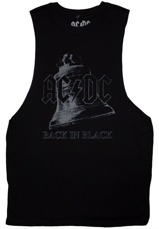 AC/DC Tričko Back In Black Bell Unisex Black XL
