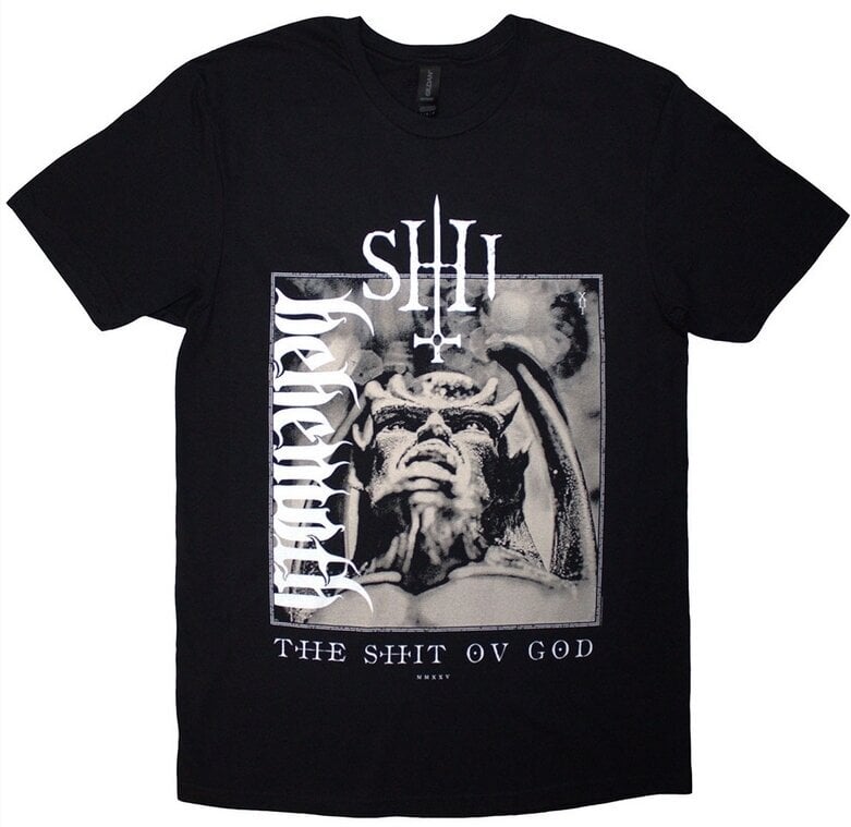 Košulja Behemoth The Shit Ov God Vertical Logo Cover Black L Košulja