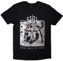 Behemoth The Shit Ov God Vertical Logo Cover Black XL T-särk