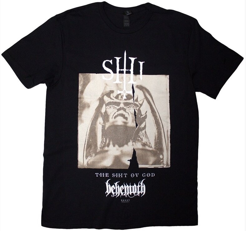 Πουκάμισο Behemoth The Shit Ov God Parchment Black 2XL Πουκάμισο