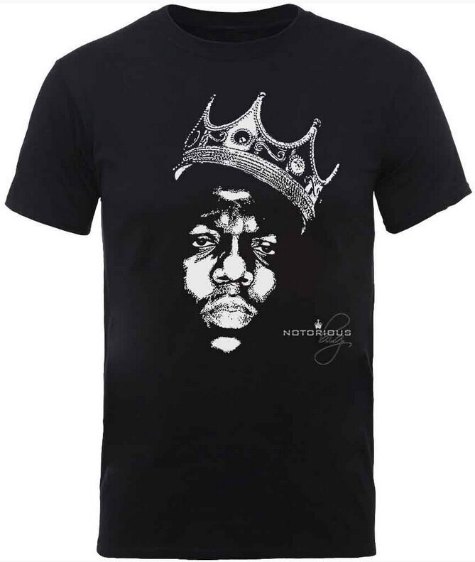 Košulja Notorious B.I.G. Crown Face Black S Košulja