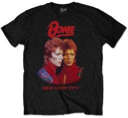 Tričko David Bowie New York City Unisex Tričko s krátkym rukávom/Black/Krátke