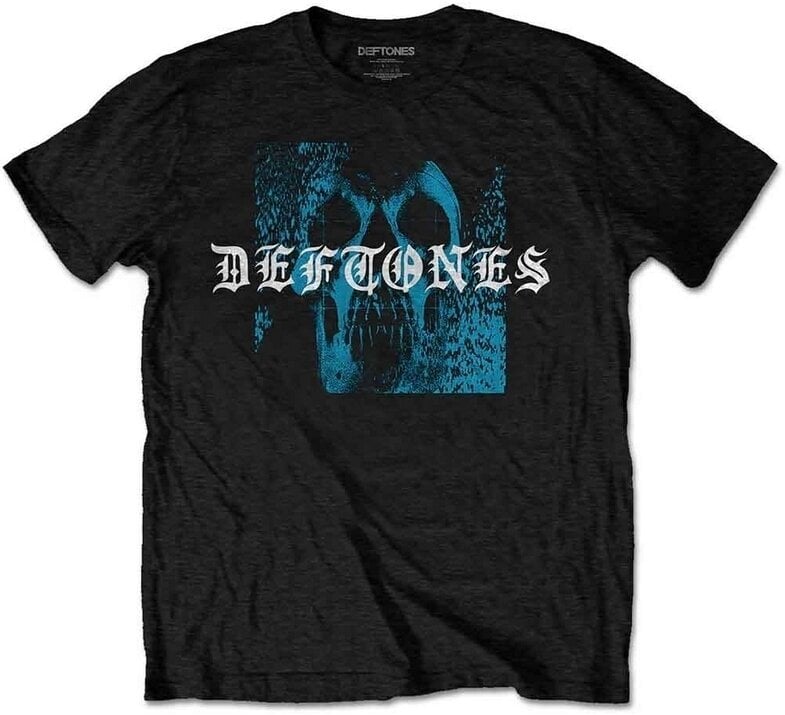 T-shirt Deftones Static Skull Black XL T-shirt