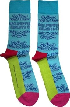 Sokken The Beatles Sgt Pepper Text Outlines Light Blue 40-45 Sokken - 1