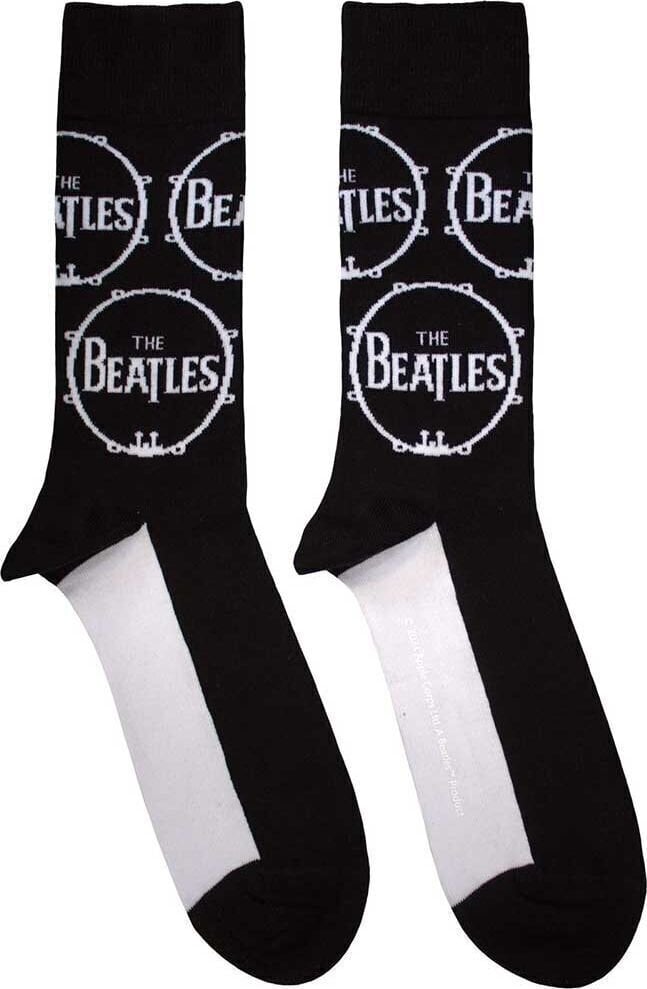 Socken The Beatles Socken Drum Logo Repeat Black 40-45