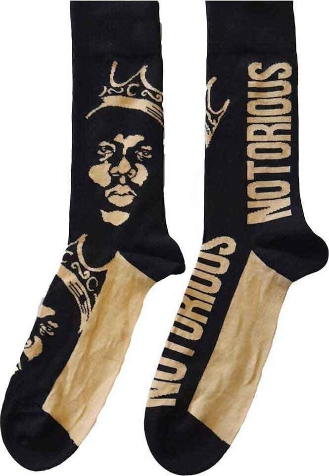 Notorious B.I.G. Ponožky Gold Crown Black & Gold 40-45