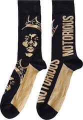Socks Notorious B.I.G. Socks Gold Crown Black & Gold 40-45